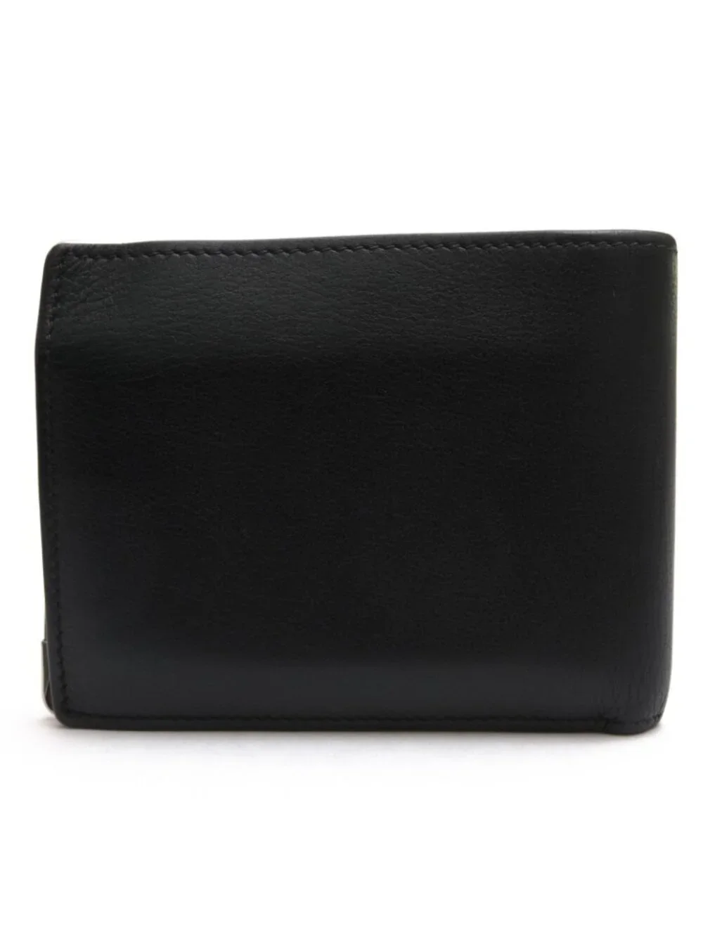 Cartier Wallet Leather Black Coin Banknote Credit Card Must de Cartier Cabochon